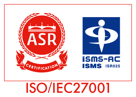 ISMS認証（ISO/IEC 27001） 登録番号 J0916