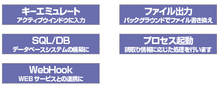 様々なアプリに対応