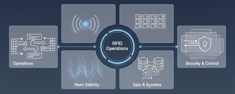 RFID本番運用を整理する4つの視点