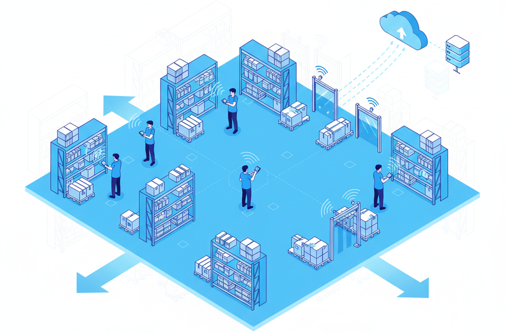 RFID本番導入の全体展開イメージ