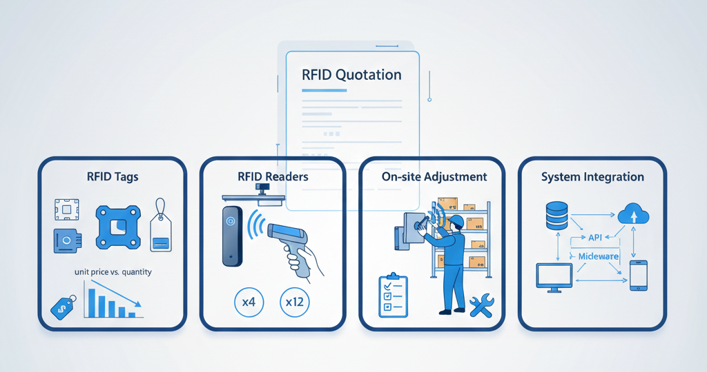 RFID見積書の内訳イメージ