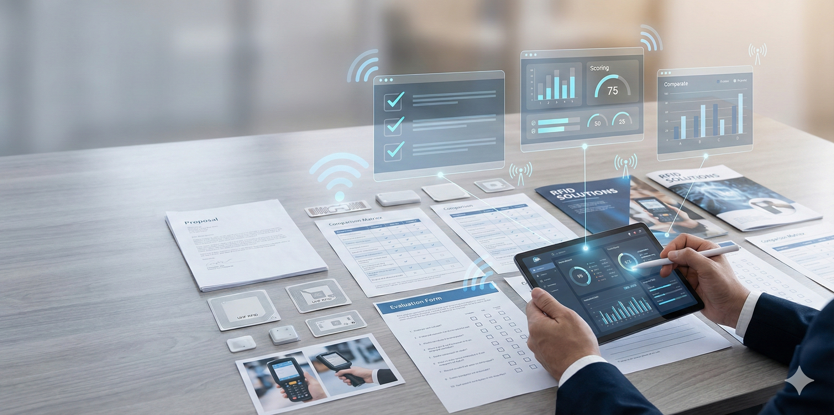 RFID業者選びのイメージ