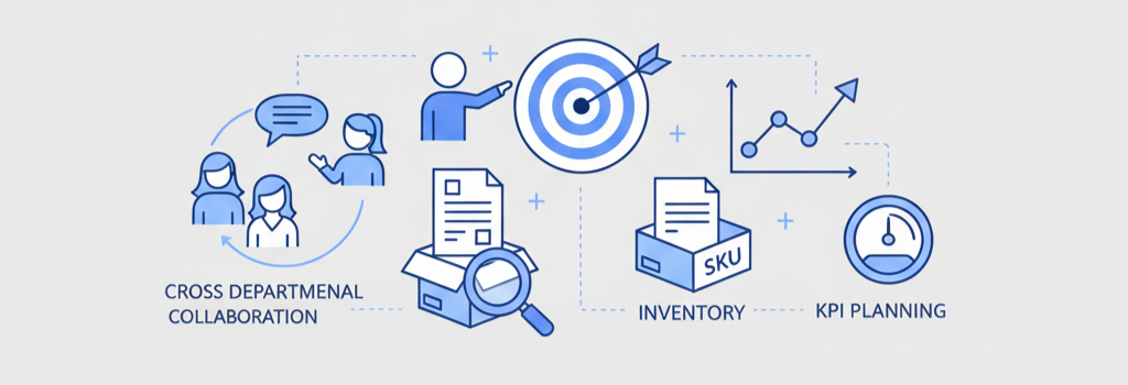 RFID導入前の社内準備をイメージした図