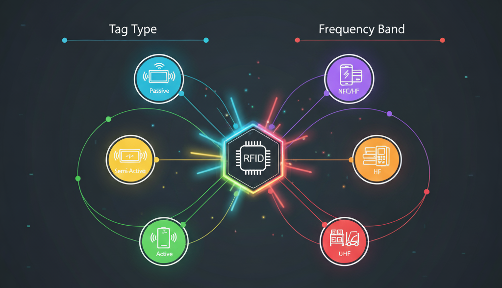 RFIDの種類の図解